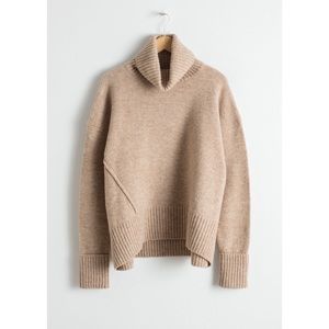 & Other Stories Wool Blend Turtleneck Sweater